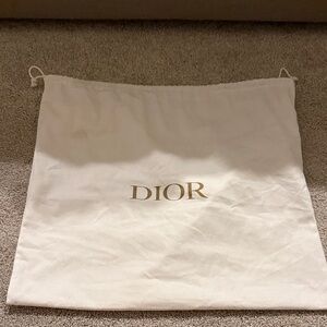 Dior l Dust Bag with Gold Logo